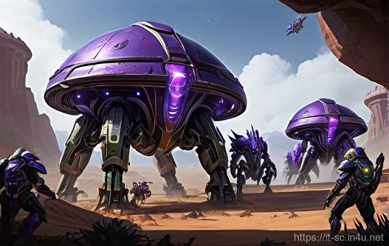 저그 에코 확장 팁 - **Prompt:** A vibrant and bustling Zerg natural expansion base, seen from a slightly elevated perspe...