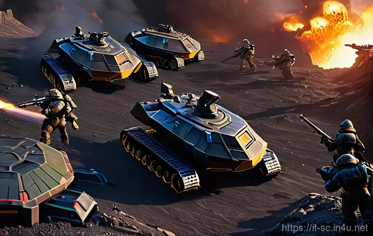 테란 마린 마이크로 컨트롤 - A dynamic battle scene featuring Terran Marines executing a "kiting" strategy against several Protos...