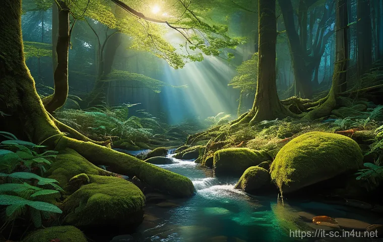 프로토스 옵저버 사용법 - Prompt 1: Enchanted Forest Scene**
